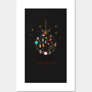 Corporate Postcard Christmas Ornament Posters and Art